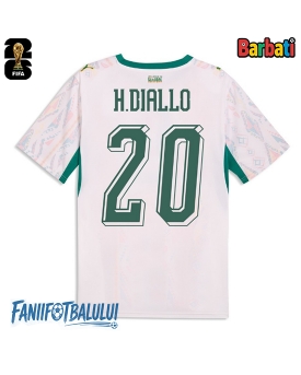 Senegal Habib Diallo #20 Tricou Fotbal Replică Mondial 2026 Barbati Acasa
